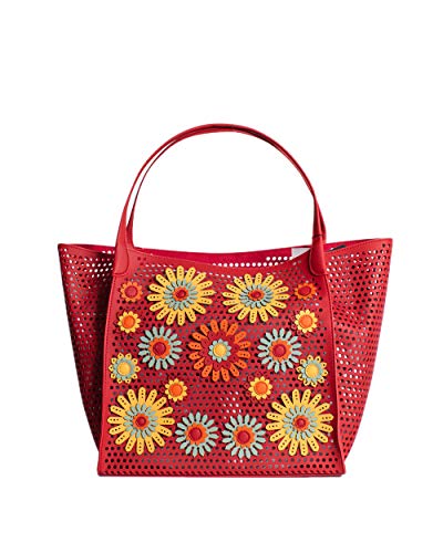 Desigual Allegreto Zaria Medium Shopping Bag Carmin