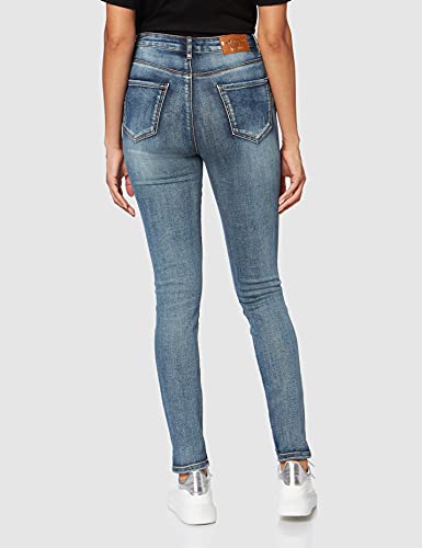 Desigual Trousers FRATERNITÉ Vaqueros Skinny, Azul (Denim Baby Blue 5034), No Aplica para Mujer