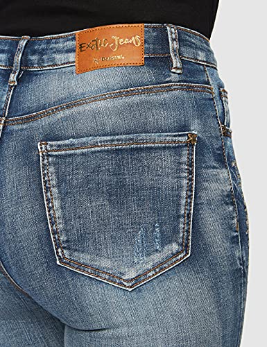 Desigual Trousers FRATERNITÉ Vaqueros Skinny, Azul (Denim Baby Blue 5034), No Aplica para Mujer