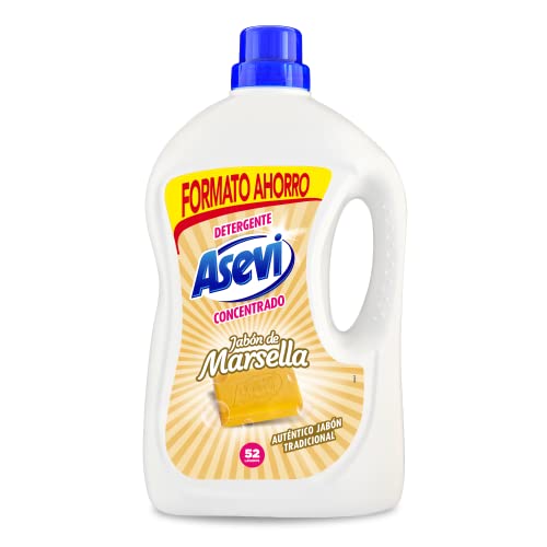 Detergente Asevi Jabón de Marsella 52 dosis