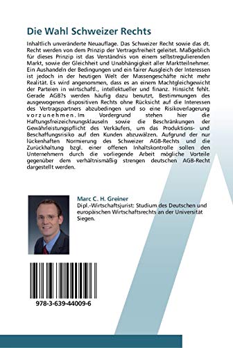 Die Wahl Schweizer Rechts: aufgrund von Vorteilen bei der AGB-Kontrolle - Ein Rechtsvergleich