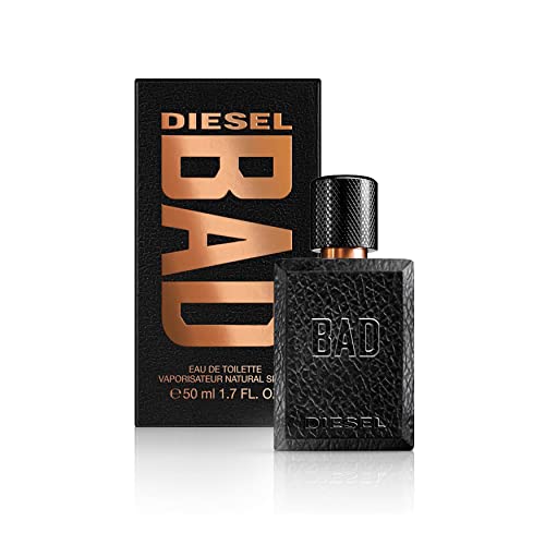 Diesel Bad Eau de Toilette de hombre de Diesel,, Fragancia Fougère acuática, 100 ml vaporizador