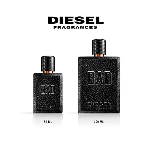 Diesel Bad Eau de Toilette de hombre de Diesel,, Fragancia Fougère acuática, 100 ml vaporizador
