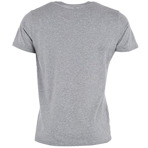 Diesel Hombre T-Ballock-R Camiseta T-Shirt gris moteado 100% Algodón - gris moteado, gris moteado, L