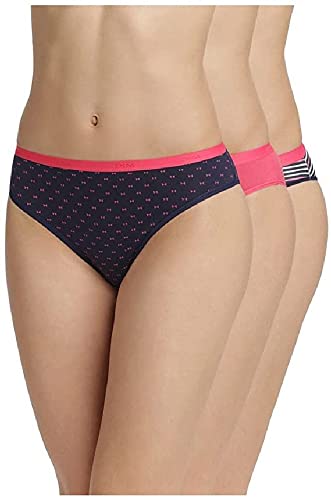 Dim Les Pockets Coton Slip X3 Braguita, Multicolor (Estampado 5MM), 36 (Tamaño del Fabricante: 36/38) (Pack de 3) para Mujer