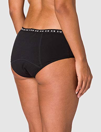 Dim Shorty MENSTRUEL Flux ABONDANT/Nuit Ropa Interior, Noir, 36/38 Women