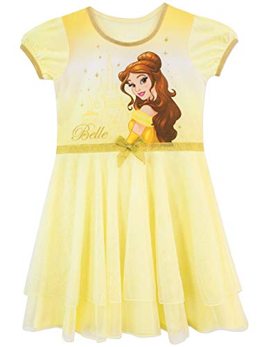 Disney Camisón para niñas La Bella y La Bestia 3-4 Años