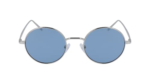 DKNY DK105S Gafas de Sol, Silver/Blue, 47 MM, 19 MM, 135 MM para Mujer