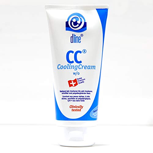 dline CC-CoolingCream 200 ml, crema hidratante nutritiva para pieles sensibles normales a muy secas, con lípidos 28%, tubo (1 x 200 ml)