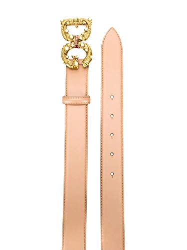 Dolce e Gabbana Moda De Lujo Mujer BE1335AK1338M308 Rosa Cuero Cinturón | Primavera-verano 20
