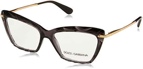 Dolce & Gabbana 0Dg5025, Monturas de Gafas para Mujer, Gris (Transparente Grey), 53