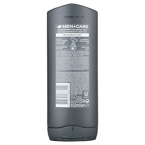 Dove Men +Care - Clean Comfort - Gel de ducha con tecnología microhidratante - 400 ml