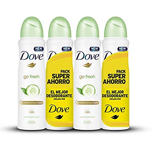 Dove Pack Ahorro Desodorante Pepino, 2 x 200 ml - Total: 400 ml