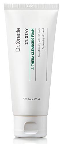 Dr Oracle 21 Stay a Thera Cleansing Foam Limpiador de Espuma Facial para Piel Acnéica, 100 Mililitros