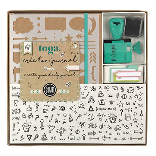 DRAEGER PARIS 1886 Toga kt74 Kit Bullet Journal Cuaderno Kraft 15,5 x 21,5 x 1,5 cm