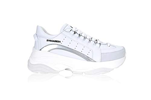 DSQUARED2 Bumpy 551 M1616 - Zapatillas deportivas para mujer, Color blanco., 40 EU