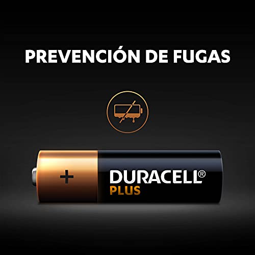 Duracell - Pilas alcalinas Plus AA, 1.5 Voltios LR6 MN1500, paquete de 18