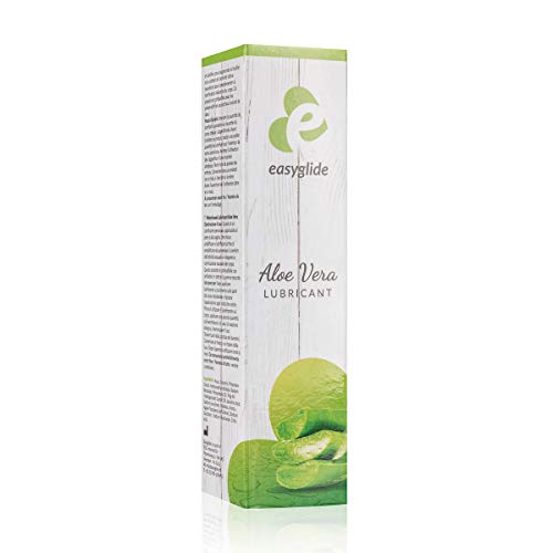 EasyGlide Aloe Vera Lubricante (30 ml) Lubricante con Aloe Vera y Caléndula Nutritivos sin Parabenos; No se Pega