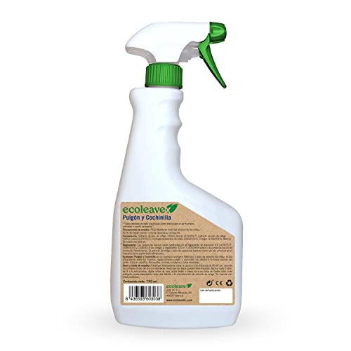 ECOLEAVEX Pulgón y Cochinilla. Protege Tus Plantas Frente a los Insectos, ECOLOGICO, 100% Natural y Residuo Zero. con Abonos, Micronutrientes y Bioestimulantes. (Spray 750 ml)