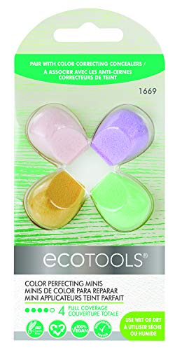 Ecotools Color Perfecting, Esponja para maquillaje facial - 4 unidades