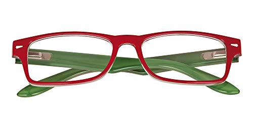 El Charro Gafas de lectura Kansas Model Red / Green, +1.5 Dioptrías - 1 Producto