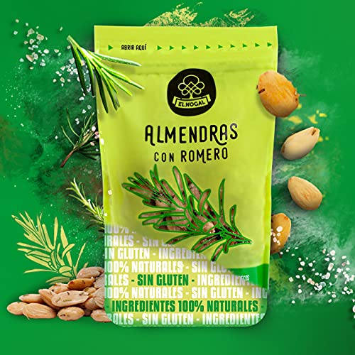 EL NOGAL Frutos Secos Almendras con Romero Doypack, 110 G