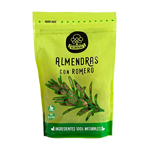 EL NOGAL Frutos Secos Almendras con Romero Doypack, 110 G