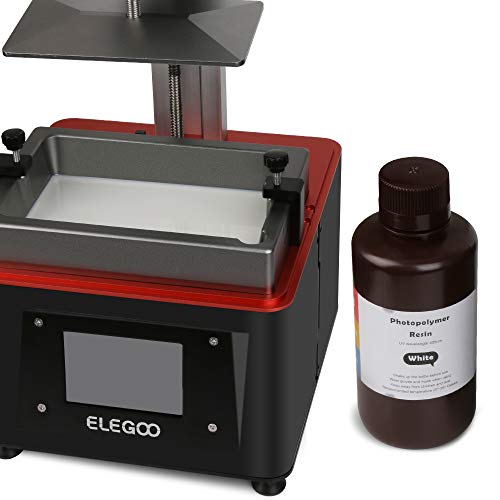 ELEGOO LCD UV 405nm ABS-Like Impresora 3D Resina Rápida para LCD Impresora 3D 500g Fotopolímero Estándar Resina Blanco
