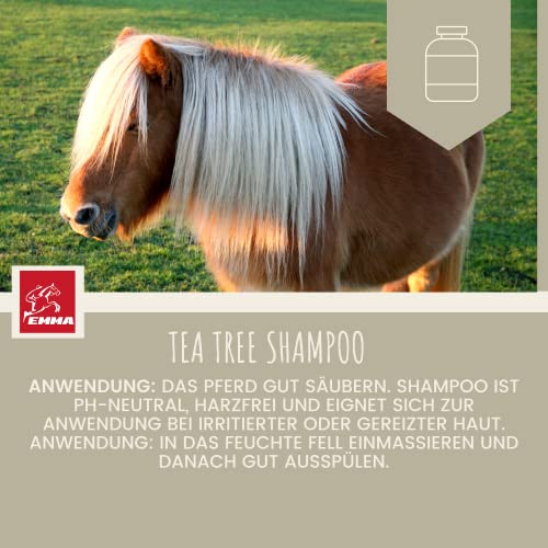 Emma Caballos Champú I Juego de I para Caballos y Perros con Aceite de árbol de té I PH Neutro & Mild I 2500 ml