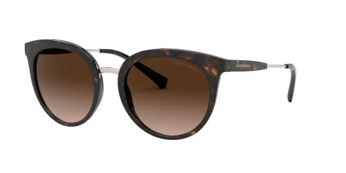 Emporio Armani 0EA4145 Gafas, Marrón Oscuro, 53 para Mujer