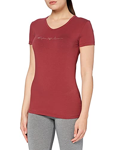 Emporio Armani 163321 1p223 05573 Camiseta, Granada de Pomelo, L para Mujer