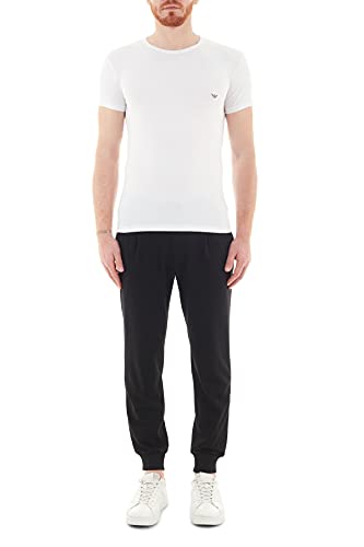 Emporio Armani CC735 111035 00010 Camiseta Interior, Hombre, Blanco (White), M