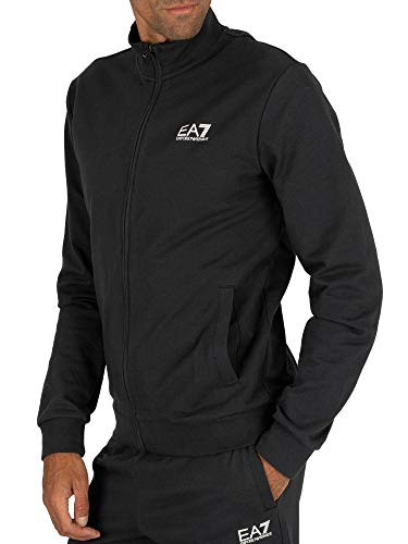 Emporio Armani EA7 de los Hombres Chándal con Logo, Azul, XS