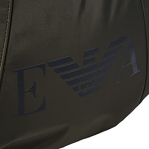 Emporio Armani Swimwear Maxi Sling Bag Monogram, Bolsa de Transporte para Mujer, Verde Militar, Einheitsgröße