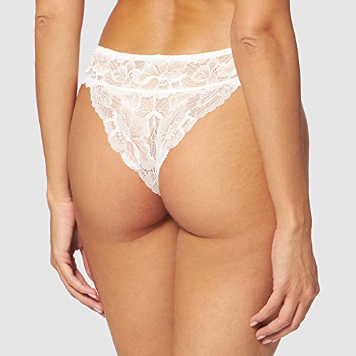 Emporio Armani Underwear Eternal Lace Braguitas Brasileños, Mujer, Blanco (Nieve), M