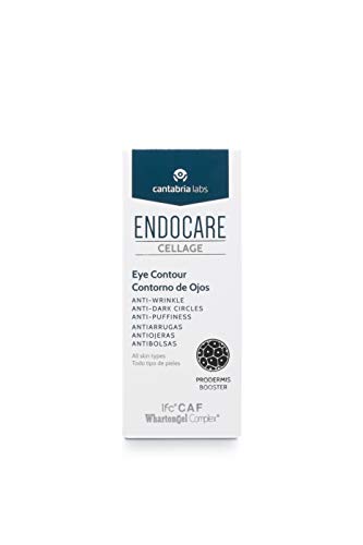 Endocare Cellage Contorno de Ojos - Crema Antiarrugas, Antiojeras, Antibolsas, Nutritiva, Redensificante y Drenante, Disminuye las Ojeras Oscuras, 15ml