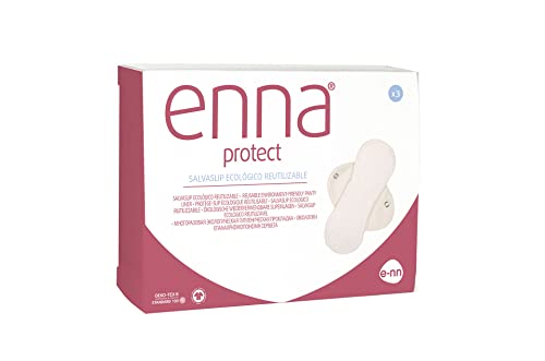 Enna Protect Protegeslip Reutilizable Y Ecológico De Bambú Y Algodón Orgánico, 3 UNIDADES