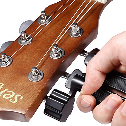 Enrollador de Cuerdas para Guitarra Manivela para Ajustar las Cuerdas, Cortadora de Cuerda, Extractor de Pines, 3 en 1 Multifuncional Herramienta de Reparación de Guitarra