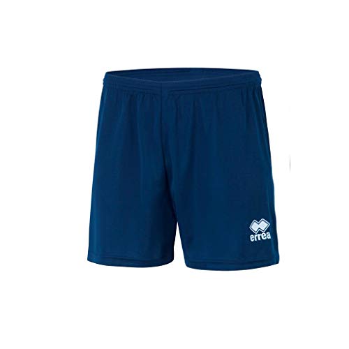 Errea New Skin - Pantalones Cortos Deportivos para niño, Azul, Talla XS