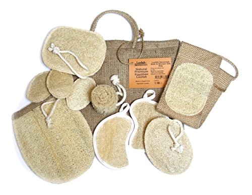 Esponja vegetal Savannah baño y ducha cesta de regalo, Pequeño