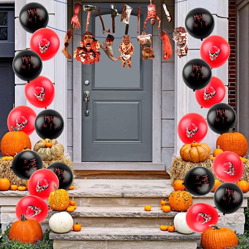 Esportic Uego de Decoración de Globos de Halloween,Globos de Decoración de Halloween,Juego de Terror de,Para Decoración de Fiesta de Halloween, Fiesta Temática Decoración de Interiores y Exteriores