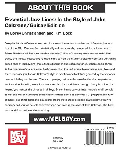 Essential Jazz Lines: In the Style of John Coltrane/Guitar Edition: With Online Audio