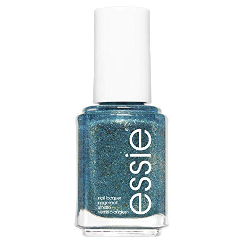 Essie Cosmetics Glitters 2018 Collection Night Owl Esmalte de uñas con purpurina verde esmeralda, 13,5 ml