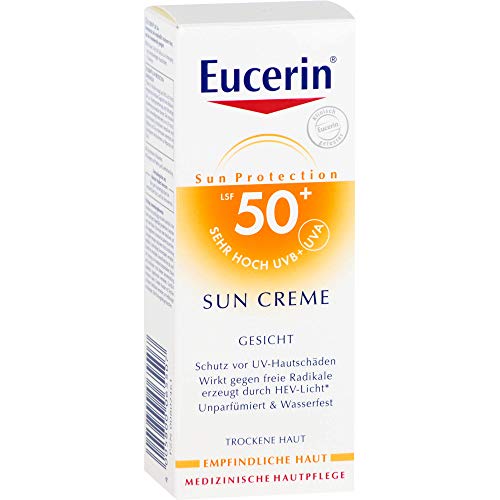Eucerin Sensitive Protect Face Sun Creme SPF 50+ 50 ml Crema