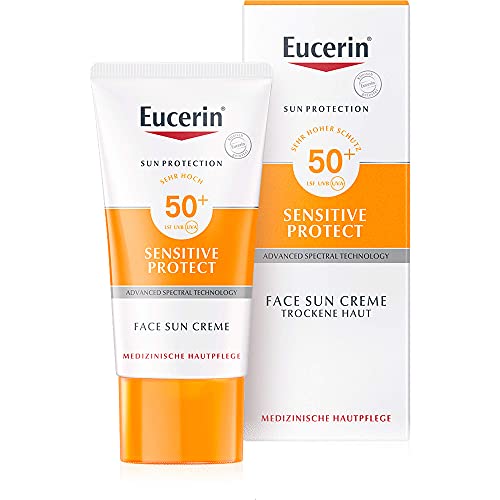 Eucerin Sensitive Protect Face Sun Creme SPF 50+ 50 ml Crema