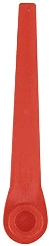 EVEHAP Cuchillas de plástico para desbrozadora Gardena, 100 Unidades, para cortabordes y cortacésped Gardena, Color Rojo
