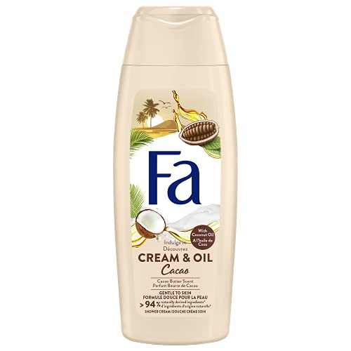 Fa Cream & Oil - Gel de ducha con aceite de coco y perfume manteca de cacao (250 ml)