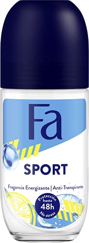 Fa - Desodorante Roll-On Sport - 50ml - Anti Transpirable y fiable contra el olor corporal