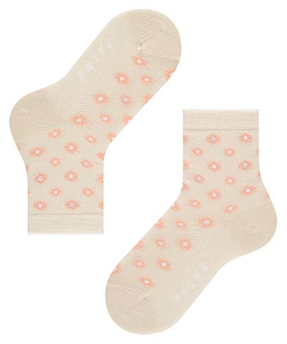 FALKE Daisyflower Calcetines Cortos, Beige (Creme 2050), 27-30 para Niñas