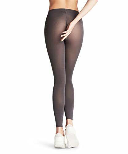 FALKE Mujer, Cotton Touch Pantimedias, Algodón, Gris (Anthramix 3499), S-M, (1 par)